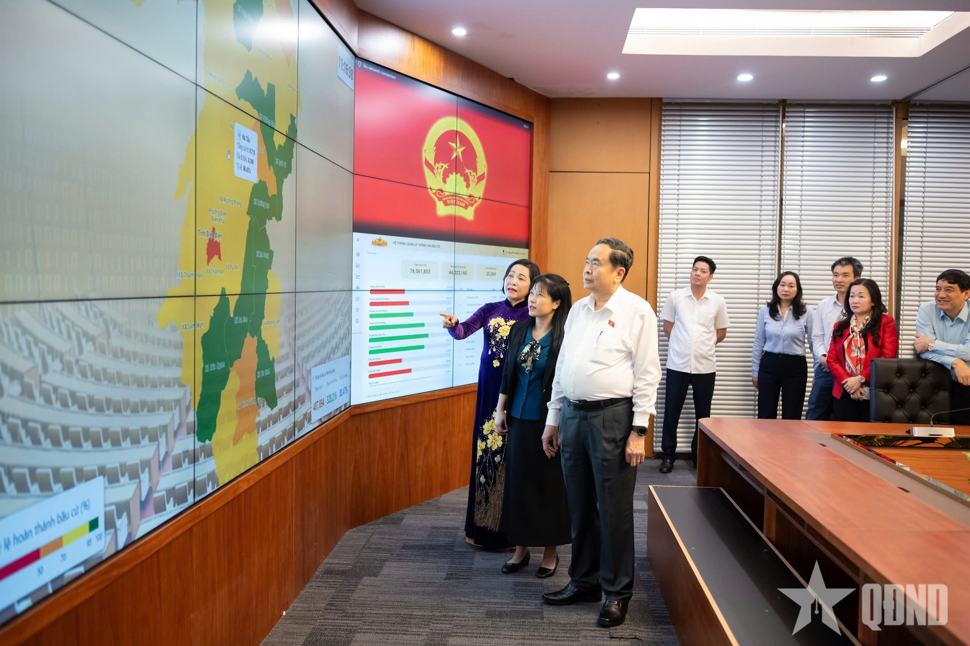 Tính đến 14 giờ 15 phút ngày 15-3: 80,63% cử tri cả nước đã đi bỏ phiếu